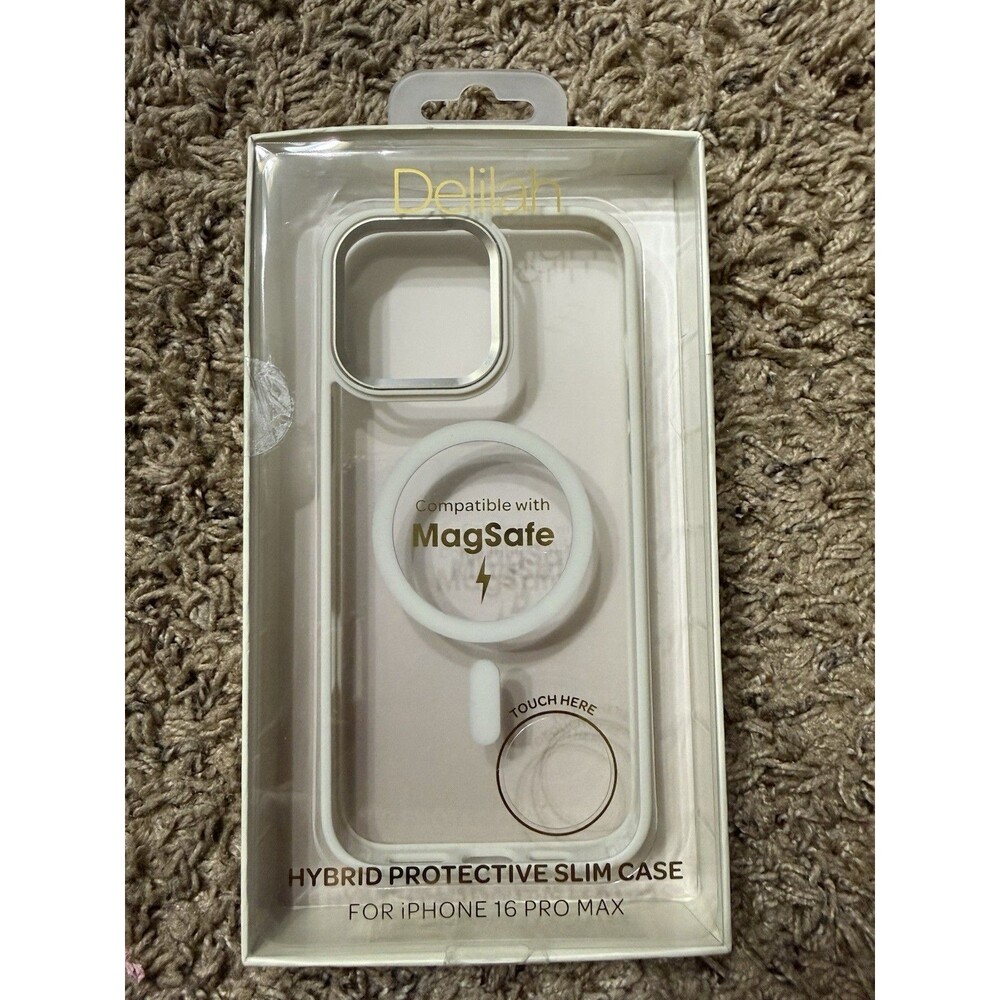 Delilah Clear Phone Case Hybrid Protective Slim Case For iPhone 16 Pro Max